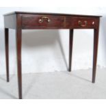 18TH CENTURY GEORGE III MAHOGANY WRITING TABLE DESK