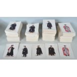 UNIVERSITY ROBES ON ANTIQUE POSTCARDS - COLLECTION