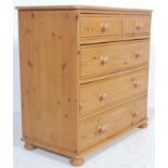 RETRO VINTAGE LATE 20TH CENTURY PINE CHEST OF DRAWERS