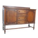 1920'S SOLID OAK SIDEBOARD - DRESSER BASE