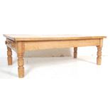 ANTIQUE VICTORIAN PINE COUNTRY HOUSE FARMHOUSE COFFEE TABLE