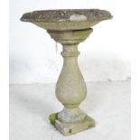 ANTIQUE STONE GARDEN BIRD BATH