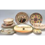 COLLECTION OF EARLY 20TH CENTURY ROYAL DOULTON PLATES