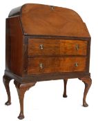 1940'S QUEEN ANNE WALNUT REVIVAL WRITING BUREAU