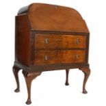 1940'S QUEEN ANNE WALNUT REVIVAL WRITING BUREAU