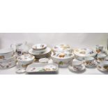 COLLECTION OF TWENTIETH CENTURY VINTAGE ROYAL WORCESTER EVESHAM FRUIT DINNER SERVICE