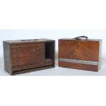 TWO VINTAGE 1950S MID 20TH CENTURY ENGINEERS CABINETS