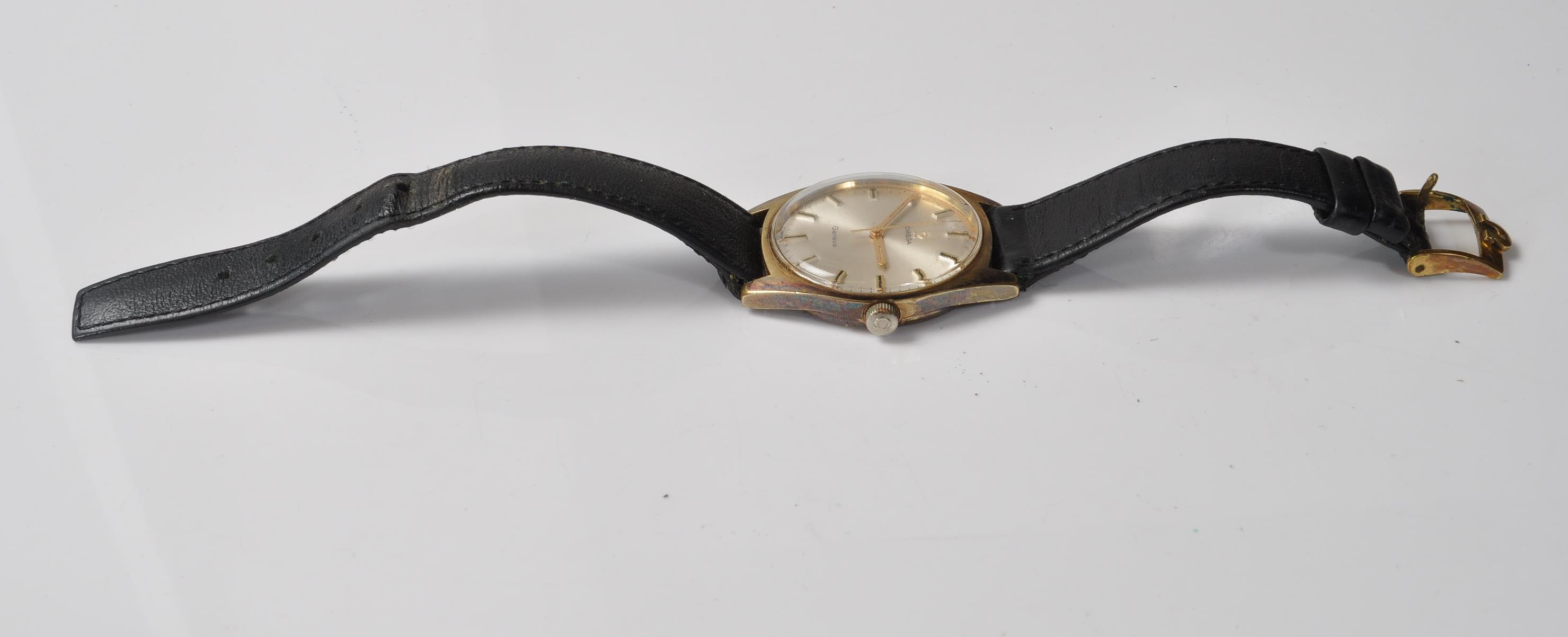 VINTAGE 20TH CENTURY OMEGA GENEVE WRISTWATCH. - Image 3 of 8