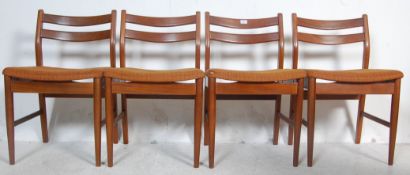 FOUR 20TH CENTURY TEAK WOOD DINING CHAIRS