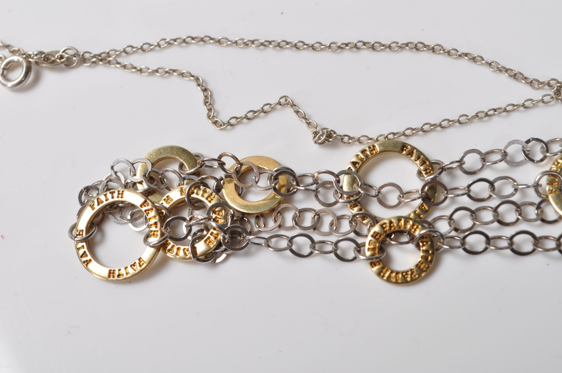 COLLECTION OF STAMPED 925 SILVER CHAIN NECKLACES AND PENDANTS. - Image 2 of 12