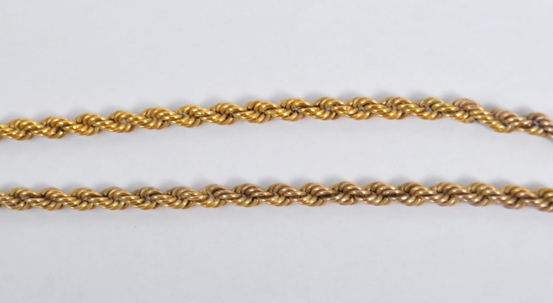 9CT GOLD ROPE TWIST CHAIN - Image 2 of 5