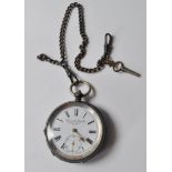 VICTORIAN KENDAL & DENT SILVER POCKET WATCH