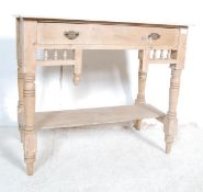 VICTORIAN 19TH CENTURY PINE WRITING TABLE DESK