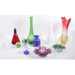 COLLECTION OF RETRO VINTAGE STUDIO ART GLASS