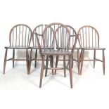 MID CENTURY CC41 ERCOL WINDSOR DINING CHAIRS