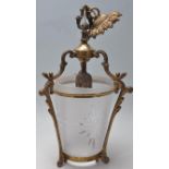 ANTIQUE STYLE VICTORIAN REVIVAL PORCH LANTERN