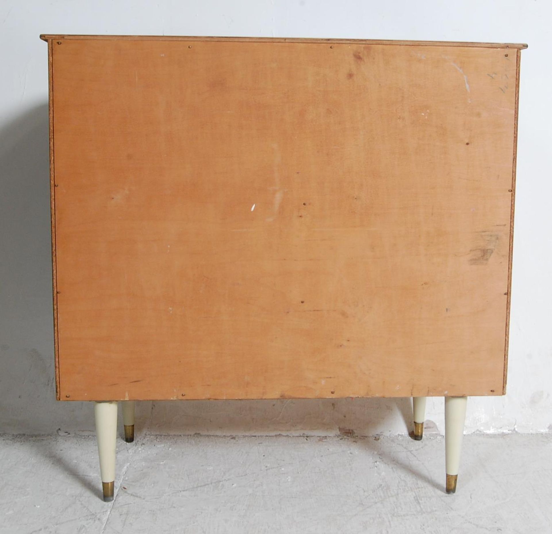 1960’S TEAK WOOD VENEER CHEST OF DRAWERS BY AVALON - Image 7 of 7