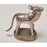 ANTIQUE INDIAN HISTORY INTEREST PRISONER MADE COW