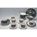 COLLECTION OF RETRO VINTAGE PORT MEIRION MAGIC GARDEN CHINA