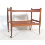 1960’S TEAK WOOD DANISH INSPIRED TWO TIER TROLLEY