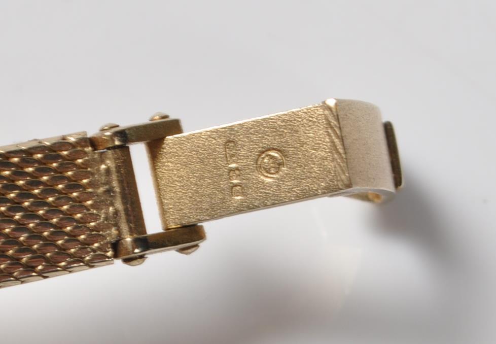 STAMPED 9CT GOLD CERTINA LADIES COCKTAIL WATCH - Image 8 of 9