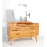 1950’S LIGHT OAK G-PLAN DRESSING TABLE FROM BRANDON RANGE