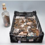 LARGE COLLECTION OF BRITISH AND CONTINENTAL COINS AND COINAGE