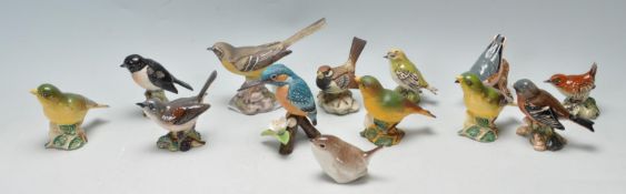 COLLECTION OF VINTAGE 20TH CENTURY BIRD FIGURINES