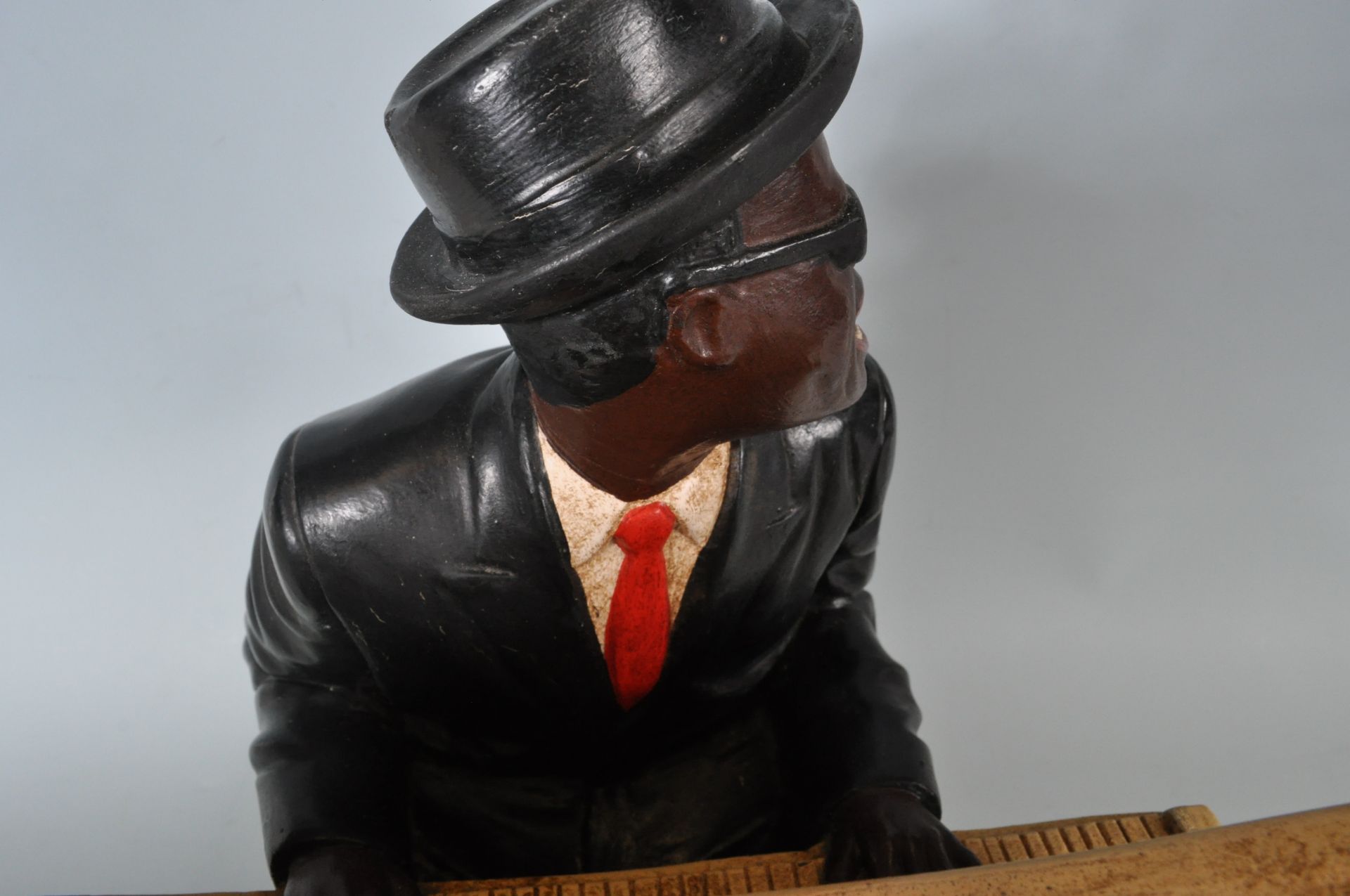 MUSIC - LARGE 20TH CENTURY JAZZ PIANO PLAYER FIGURE - Image 6 of 6