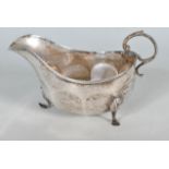 ANTIQUE E S BARNSLEY SILVER CREAMER JUG