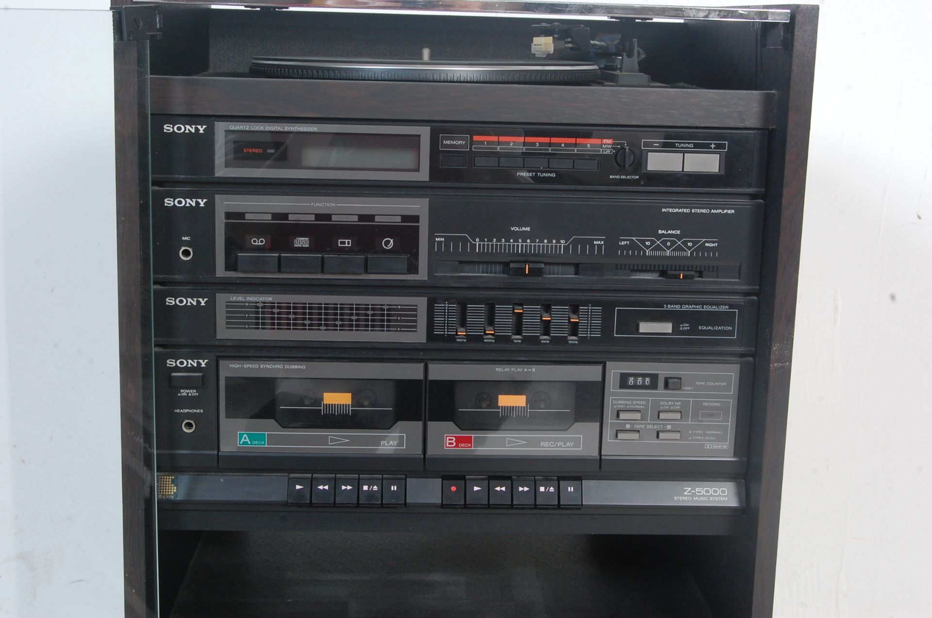 VINTAGE SONY Z-5000 HIFI MUSIC SYSTEM - Image 8 of 11