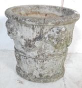 19TH CENTURY VICTORIAN GARDEN POT / PLAT POT