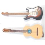 TWO VINTAGE 20TH CENTURY GUITARS