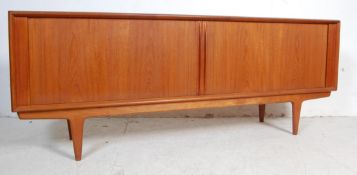 1950’S DANISH BERNHARD PEDERSEN & SONS TEAK WOOD SIDEBOARD CREDENZA