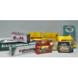 COLLECTION OF VINTAGE 20TH CENTURY DIE CAST MODELS AND EDDIE STOBART RELATED MEMORABILIA