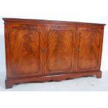 ANTIQUE STYLE REGENCY REVIVAL FLAME MAHOGANY SIDEBOARD