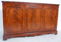 ANTIQUE STYLE REGENCY REVIVAL FLAME MAHOGANY SIDEBOARD