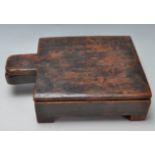 VINTAGE 20TH CENTURY INDIAN HARDWOOD 5 SPICE BOX