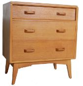 1950’S LIGHT OAK G-PLAN CHEST OF DRAWERS / DRESSING TABLE