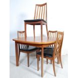 LESLEY DANDY FOR G-PLAN - DINING ROOM TABLE AND CHAIRS