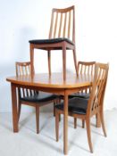 LESLEY DANDY FOR G-PLAN - DINING ROOM TABLE AND CHAIRS