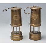 TWO 20TH CENTURY WELSH MINERS LAMPS