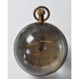 VINTAGE STYLE FISH EYE LUCITE CLOCK.