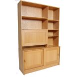 RETRO LATE 20TH CENTURY OAK GPLAN STYLE BOOKCASE