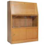 RETRO VINTAGE 1950S OAK STUDENT BUREAU.