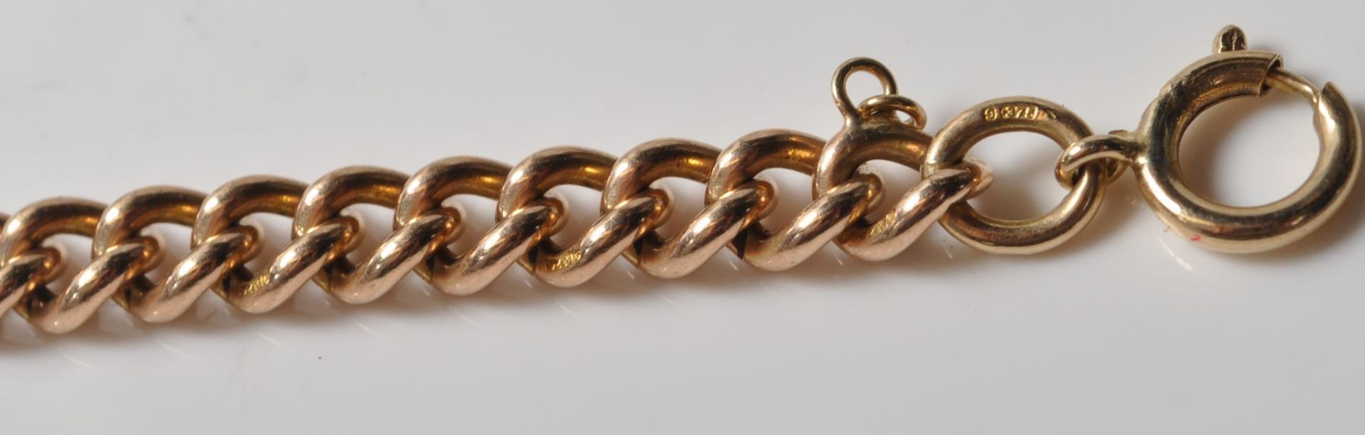 9CT GOLD IDENTIFICATION BRACELET - Image 7 of 12