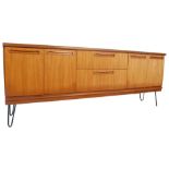 VINTAGE RETRO 20TH CENTURY TEAK WOOD MEREDEW SIDEBOARD CREDENZA