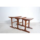 G PLAN TEAK WOOD NEST OF TABLES