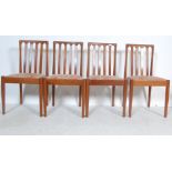1960’S TEAK WOOD FRAME DINING CHAIRS BY MEREDEW
