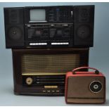 THREE VINTAGE RETRO 20TH CENTURY RADIO RECIEVERS